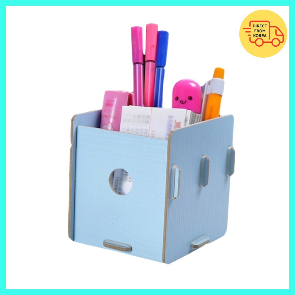 [ikodi] Normal Cosmetic Organizer สีฟ้า 1 ชิ้น / Korean Cosmetic Organizer / Stylish Storage / ของแท