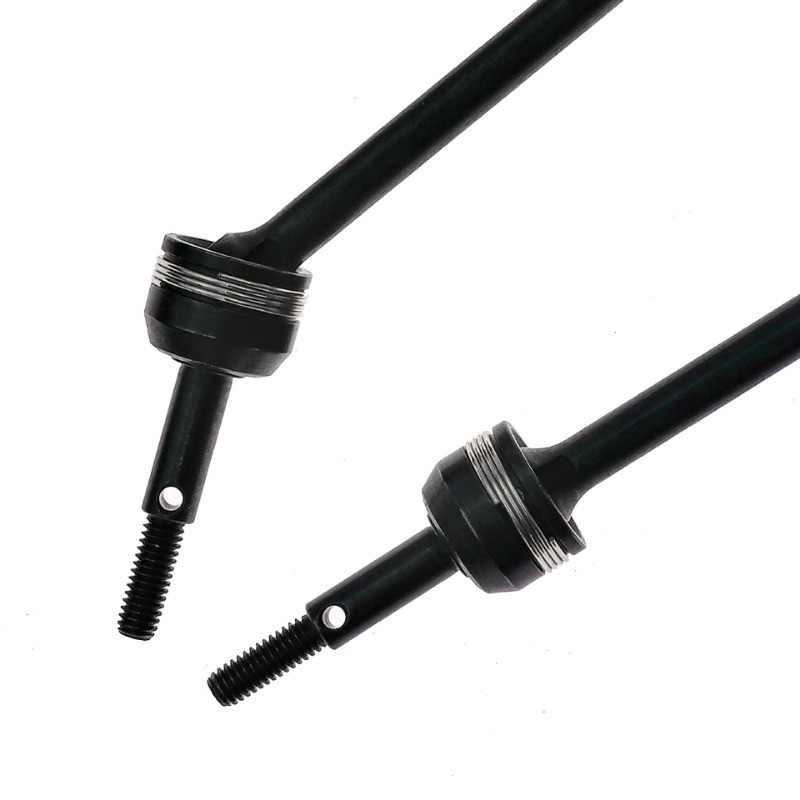 2PCS เหล็กด้านหลัง CVD ไดรฟ์เพลาอะไหล่อัพเกรดสําหรับ Tamiya Fighter NXGEN DT04 58741 1/10 RC รถ