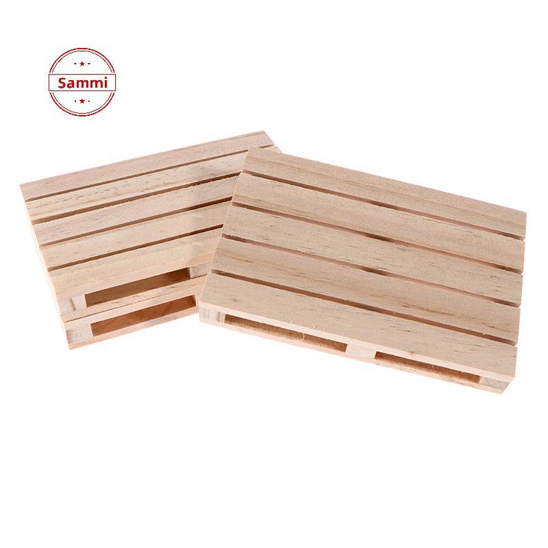 Sammi Mini Wooden Pallet ที่รองแก้วเครื่องดื่มสําหรับเครื่องดื่มร้อนและเย็น Wood Pallet TH