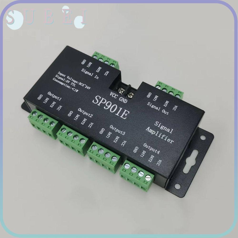 SUKAA Light Strip Repeater, DC12-24V LED Pixel Strip SP901E เครื่องขยายสัญญาณ, แอดเดรสแอดเดรสแอดเดรส