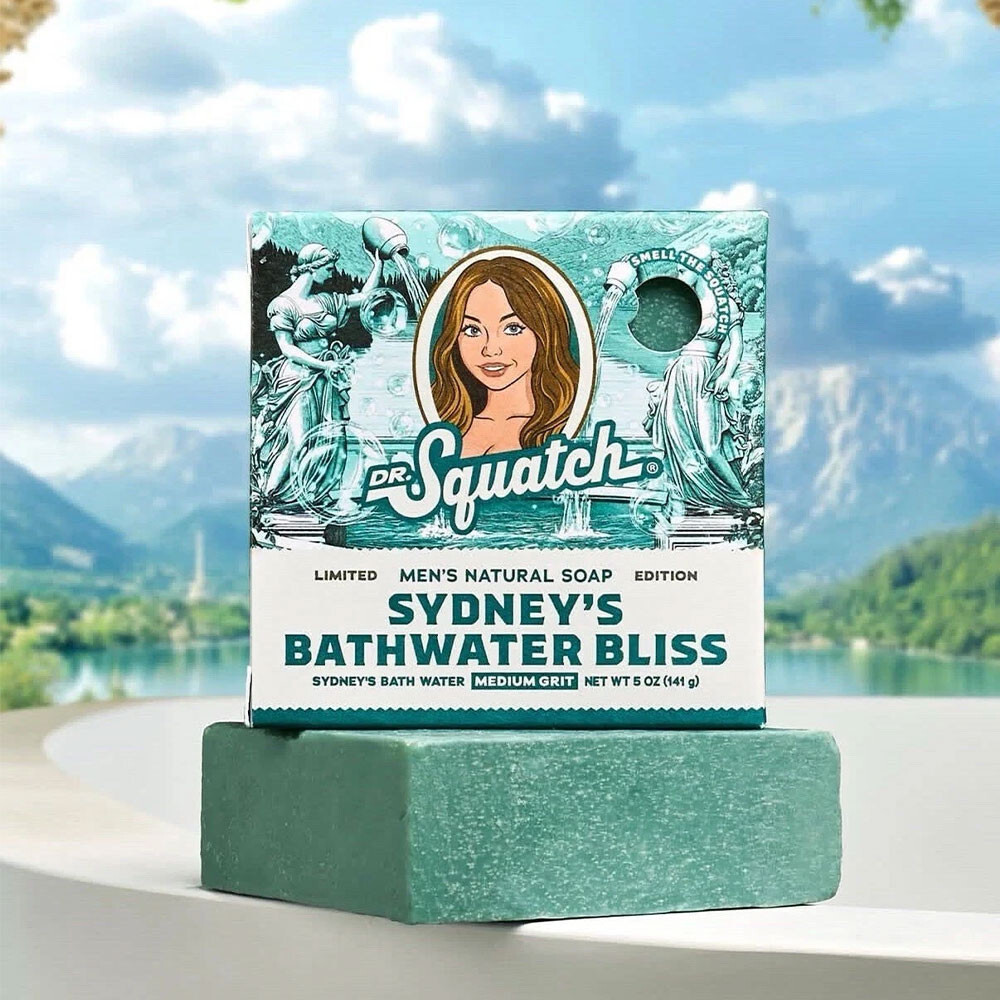 พิน品·ดร. Squatch Sydney Sweeney Bathwater Bliss Bar Soap