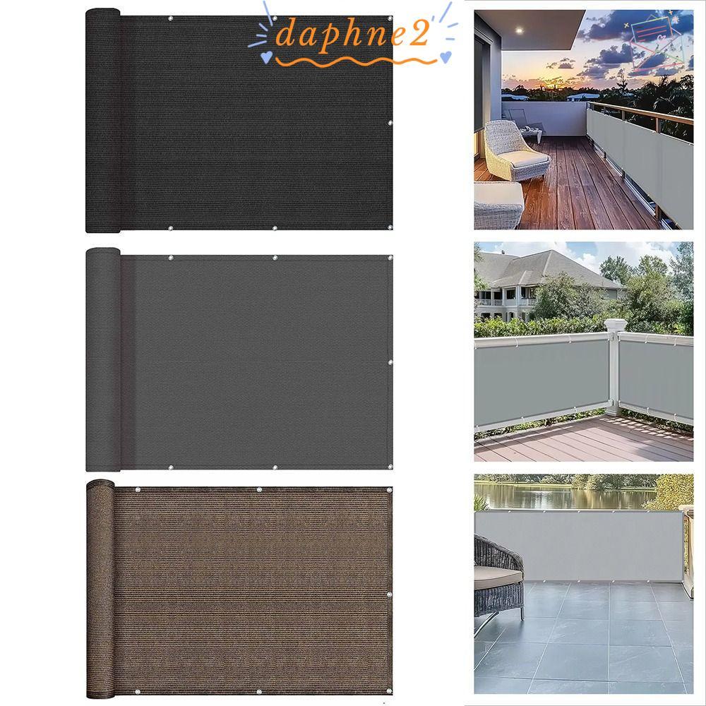 DAPHNES Sun Shading Sails, 3/5/6M กันน้ําระเบียง Shade ผ้า, รั้วรั้วรั้วคุณภาพสูง Patio