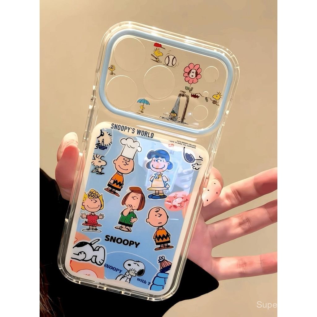เคสโทรศัพท์ เหมาะสําหรับ iPhone 11 12 13 14 15 16 17 Pro max Plus Graffiti Snoopy กันกระแทกกันกระแทกเคสรวมทุกอย่าง NZ4U