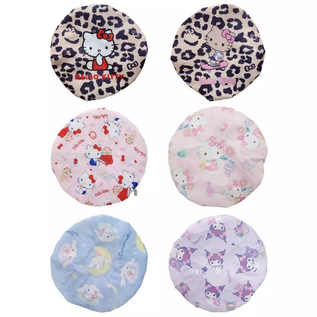 🛁ดีไซน์สวย สีสันสดใส✨หมวกอาบน้ำ Comfort Cap แบบ 2 ชั้น วัสดุคุณภาพดี ไม่รัดศีรษะ ไม่เจ็บหู (เด็กและผู้ใหญ่สามารถใช้ได้)