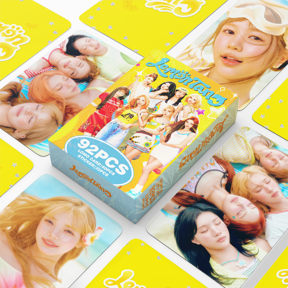 92 Photocards Hearts2Hearts Return LemonTang รองรับสติ๊กเกอร์การ์ดภาพถ่าย การ์ด LOMO