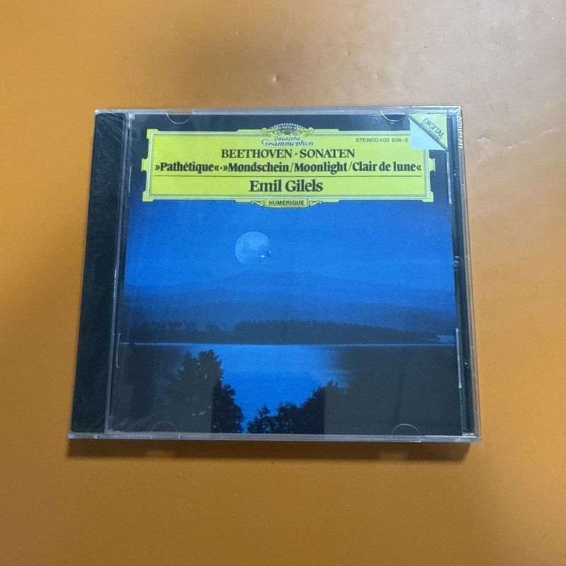 Beethoven Moonlight Piano Sonata Gililes CD Ready Stock 7.31