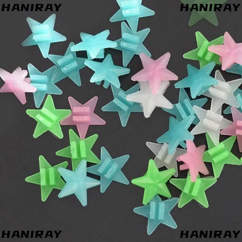 HANIRAY 36 ชิ้นจักรยานเด็ก Spoke ลูกปัด, Glowable Glow in The Dark Star ล้อหัวนม, Creative Weather-p