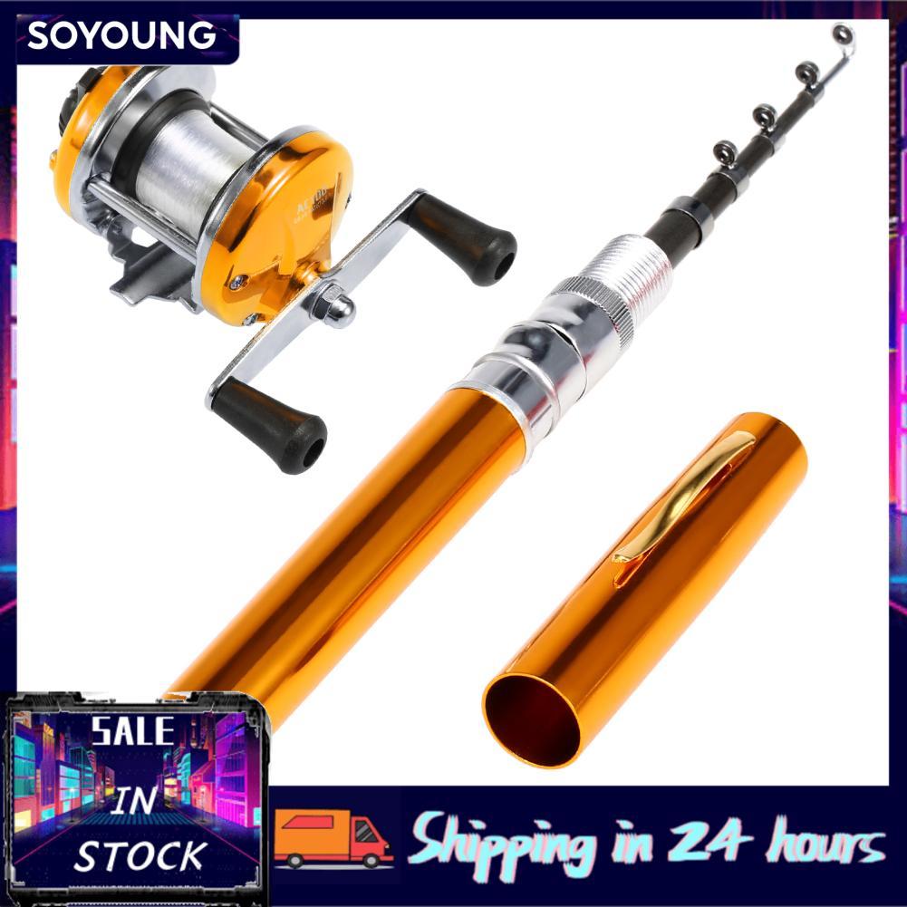 Soyoung Telescopic Pocket ปากกา ประมง Rod Pole Reel Combos ชุดอุปกรณ์เสริม