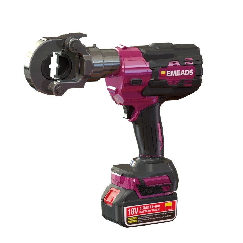 VKCO CD-300 แบตเตอรี่ดําเนินการไฟฟ้าลวดกดคีมไฮดรอลิก Crimping Tool สําหรับสายทองแดงอลูมิเนียมไฟฟ้า C