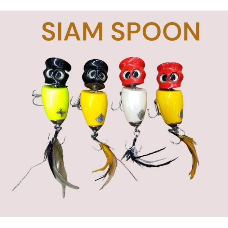 SIAM SPOON POPPER HANDCRAFT FISHING LURE