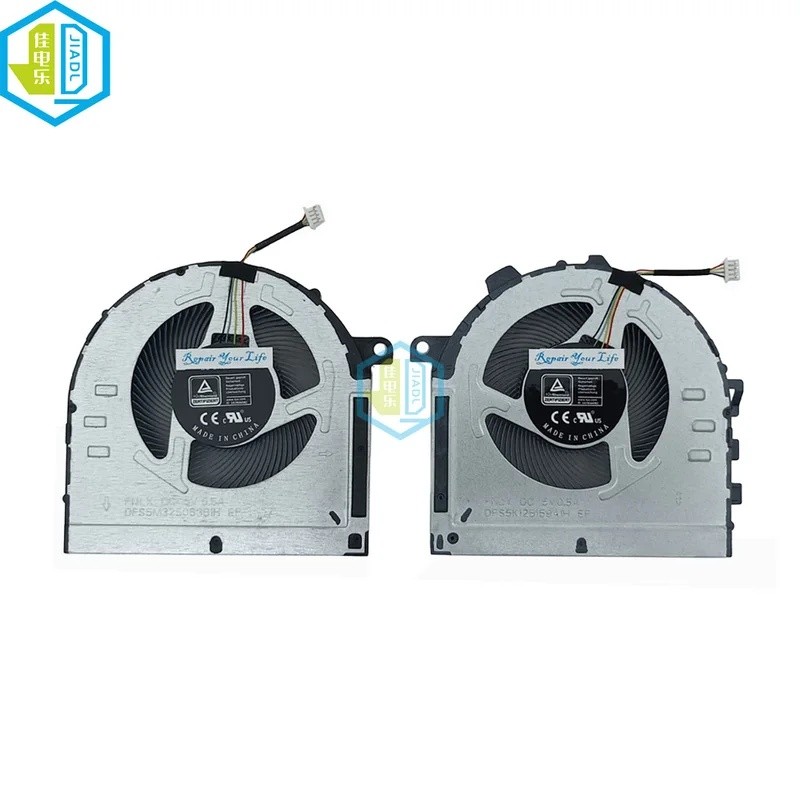 * CPU GPU Fan Cooler สําหรับ Lenovo Ideapad Gaming 3-15ACH6 3-15IHU6 แล็ปท็อปพัดลมระบายความร้อน VGA 