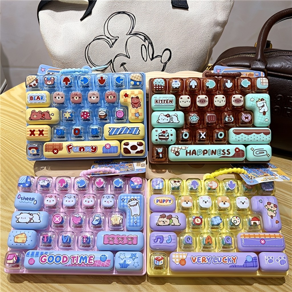 Creative Mood Supply คีย์บอร์ด Fidget ASMR ของเล่น 26 คีย์แขวนเครื่องประดับ Sensory Play ของเล่นสําหรับทุกวัย