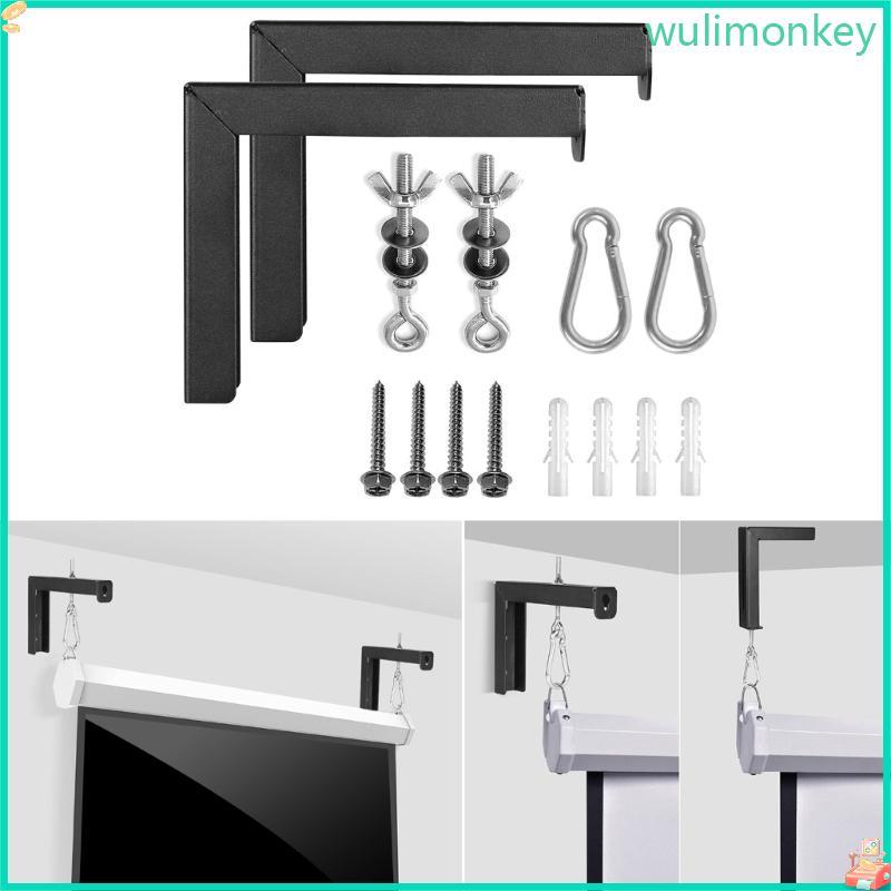 WU Universal Projectors Screen Hanging Brackets L Style Hooks สําหรับโฮมเธียเตอร์