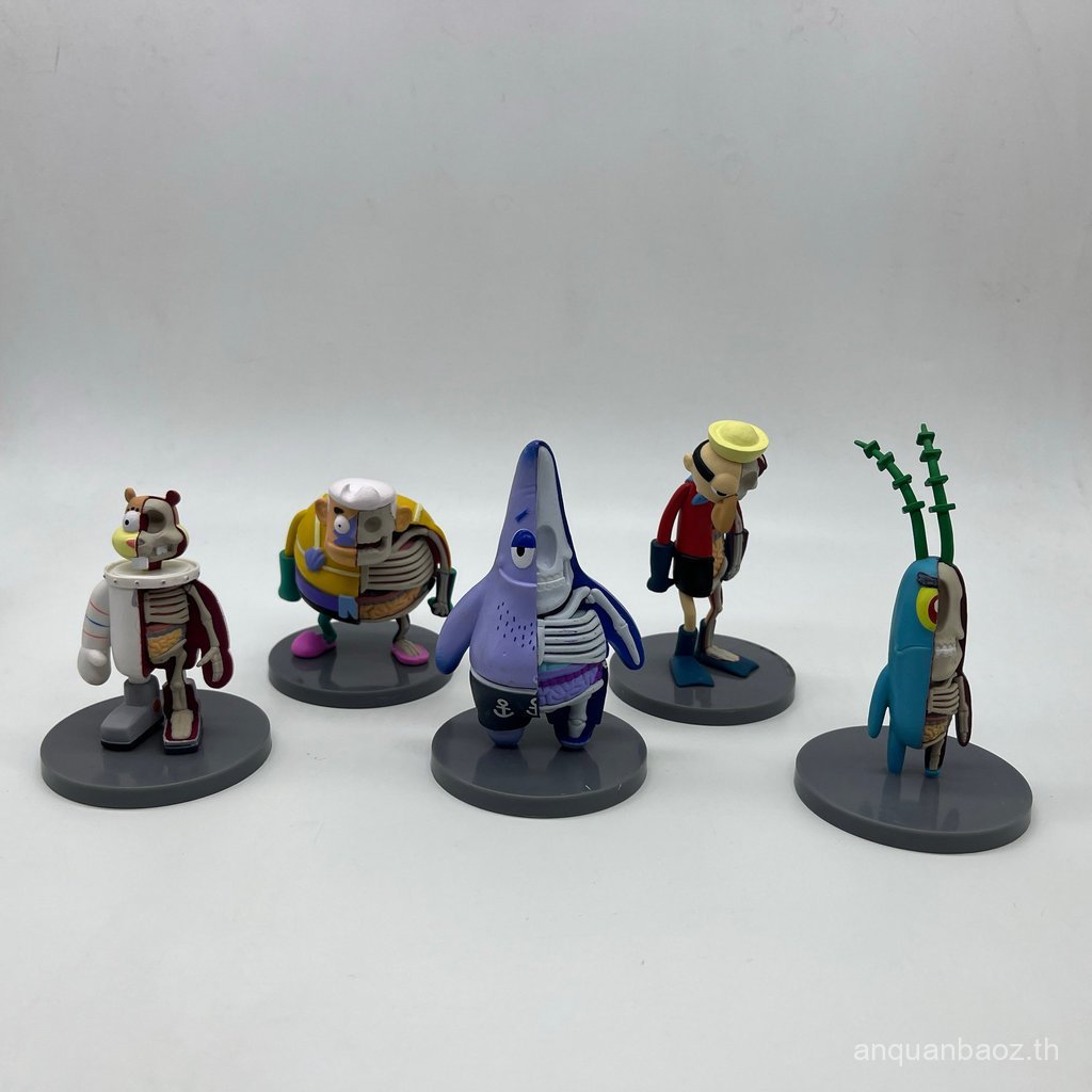 ขายร้อน 2025 สินค้าจํานวนมาก SpongeBob SquarePants Mystery Box Series ตุ๊กตาพาย Daxing Sandy Plankto