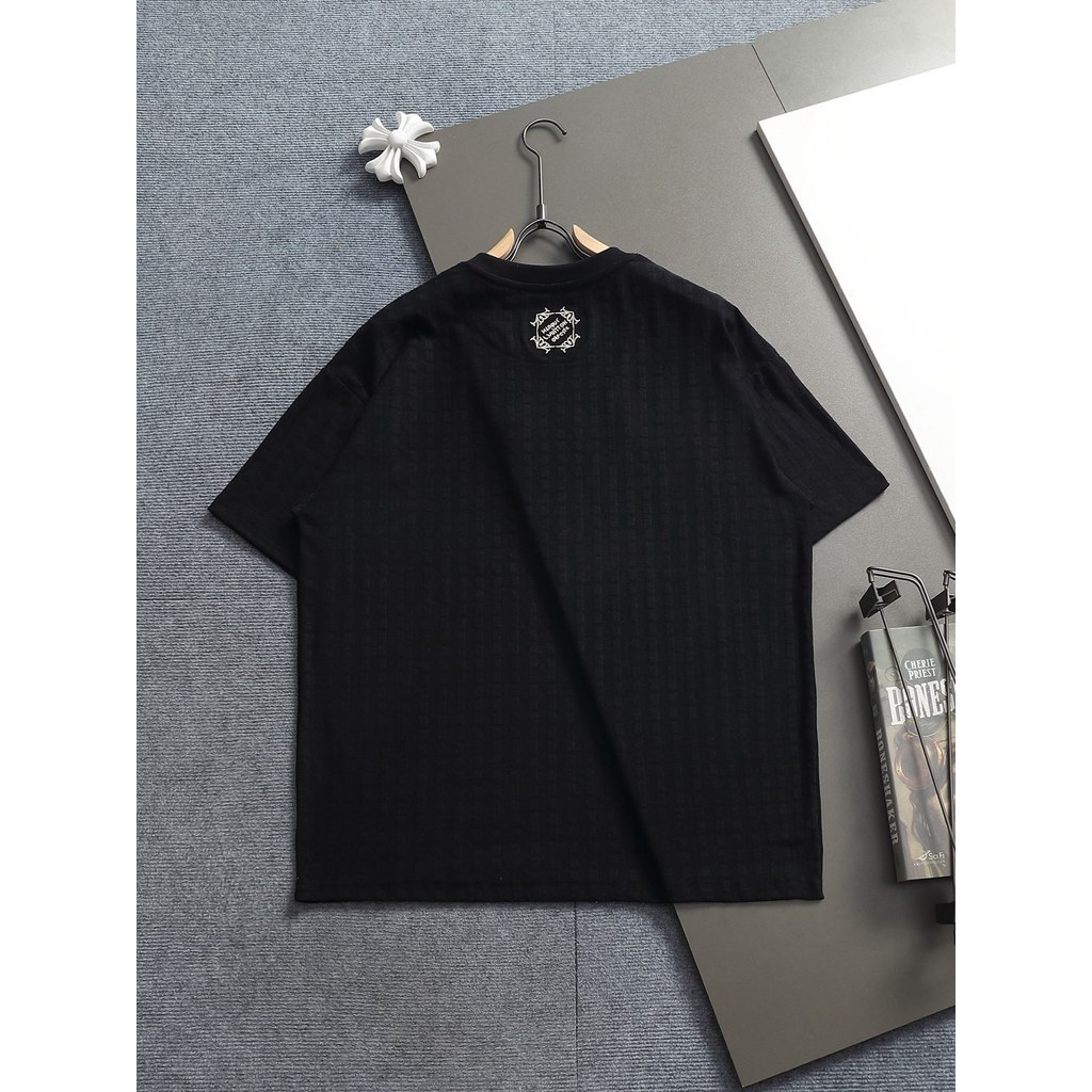 Louis Vuitton/Louis Vuitton/lv ผู้ชายผู้หญิงเสื้อยืดพิมพ์เสื้อยืดกีฬาเสื้อยืดพิมพ์ Punk LDEN