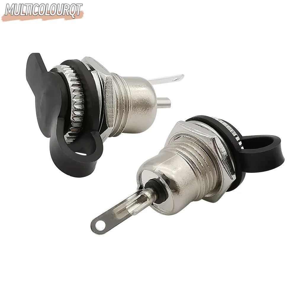 MULTICOLOURQT DC Jack Adapter,คุณภาพสูง 5.5 x 2.1 มม.DCหญิงซ็อกเก็ตแจ็ค,โลหะDC-099 ทนทานDC-099 ปลั๊ก