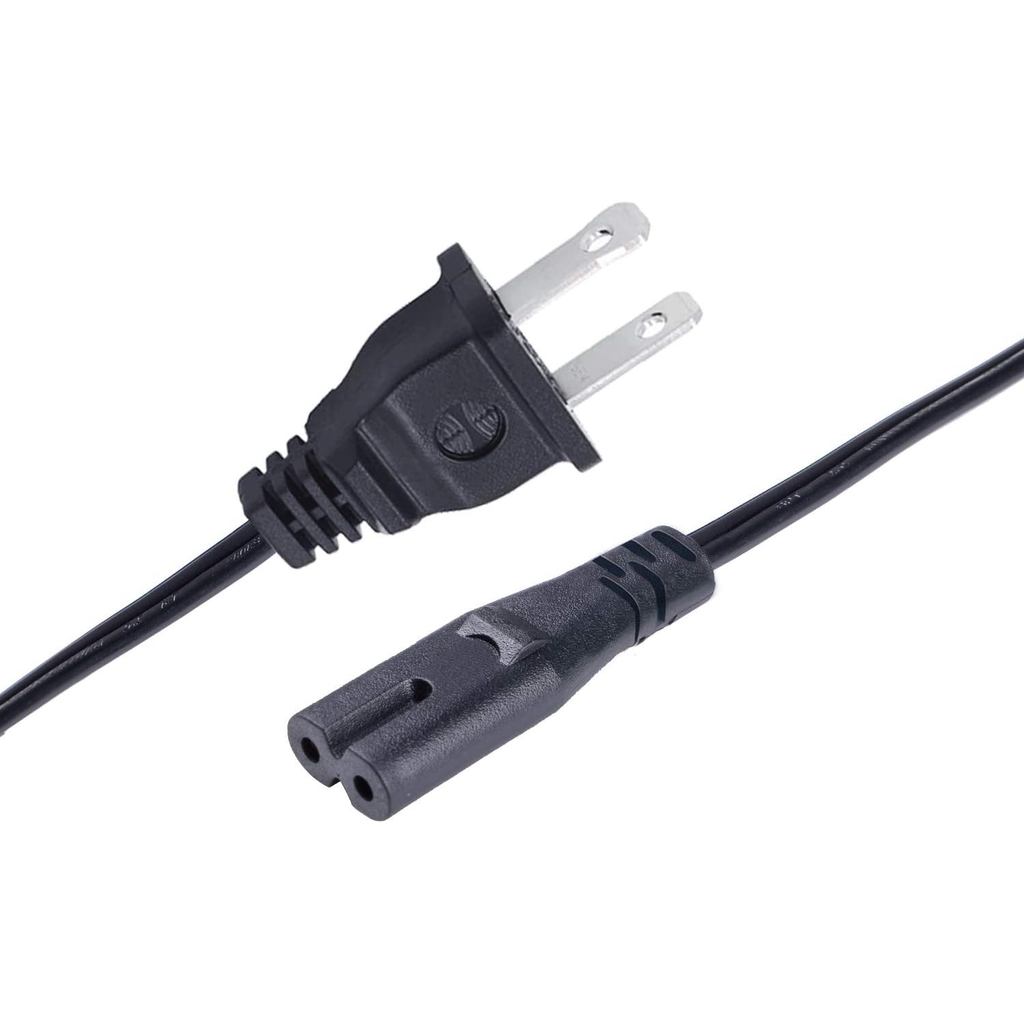 2 Prong สายไฟสําหรับ LG TV 43LH570A 49LH570A 43LH5700 49LH5700 55LH575A 55UH6030 60UH6035 49UJ6300 6