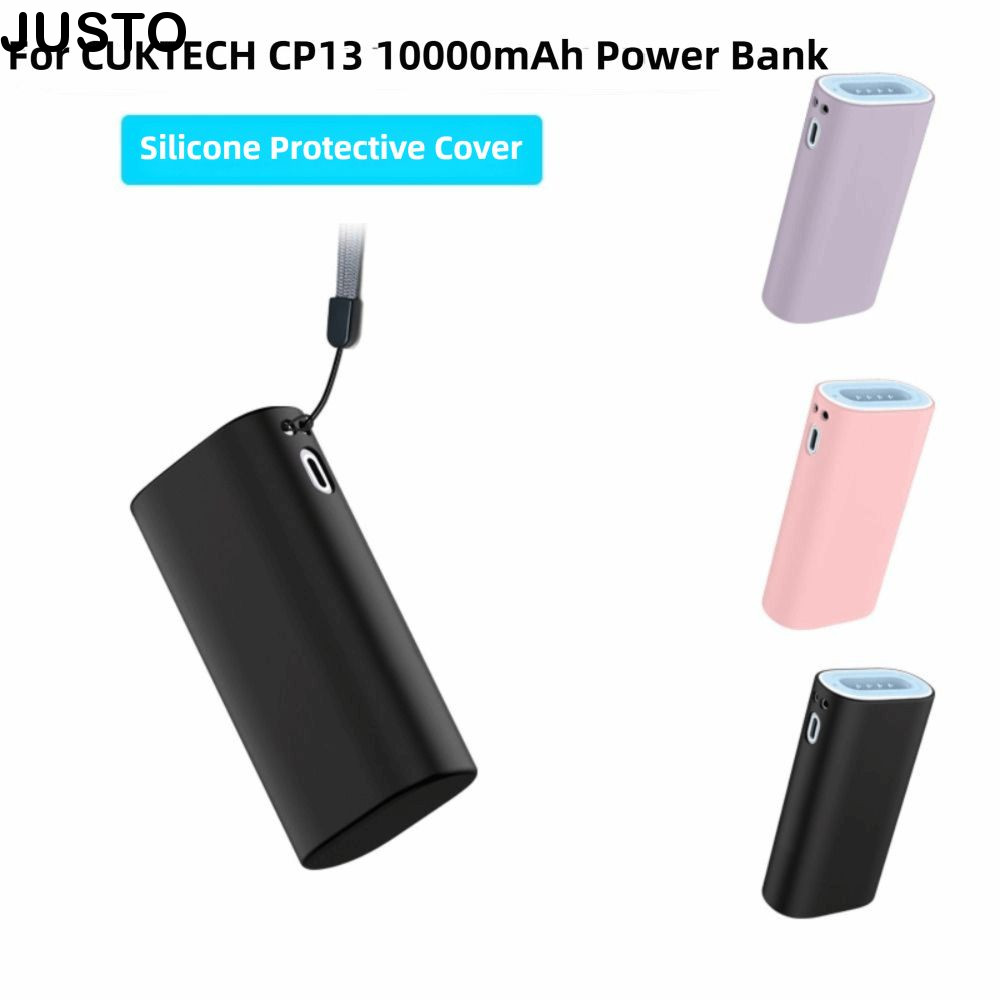 JUSTO แบบพกพา Charger ป้องกัน, Anti Drop กันกระแทกกระเป๋าถือ,พรีเมี่ยมซิลิโคนนุ่ม LPB100 ป้องกันสําห
