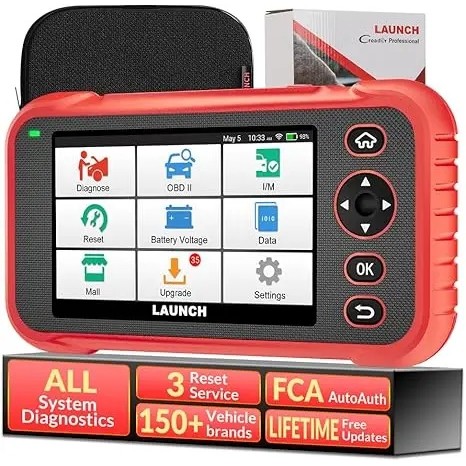 YNQ5 Spot inventoryUS EU โกดัง LAUNCH CRP123E PLUS ฟังก์ชั่นเต็มรูปแบบ OBD2 เครื่องสแกนเนอร์เครื่องว