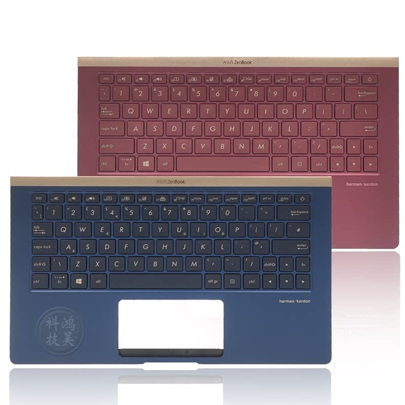ใช้ได้กับ ASUS Lingyao 2 รุ่น Deluxe13 UX333 U3300FN U3300F แป้นพิมพ์โน๊ตบุ๊ค C เคส