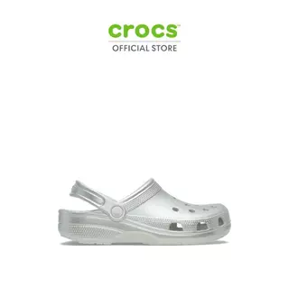CROCS รองเท้าลำลองผู้ใหญ่ CLASSIC TINTED METALLIC CLOG - MOONLIGHT