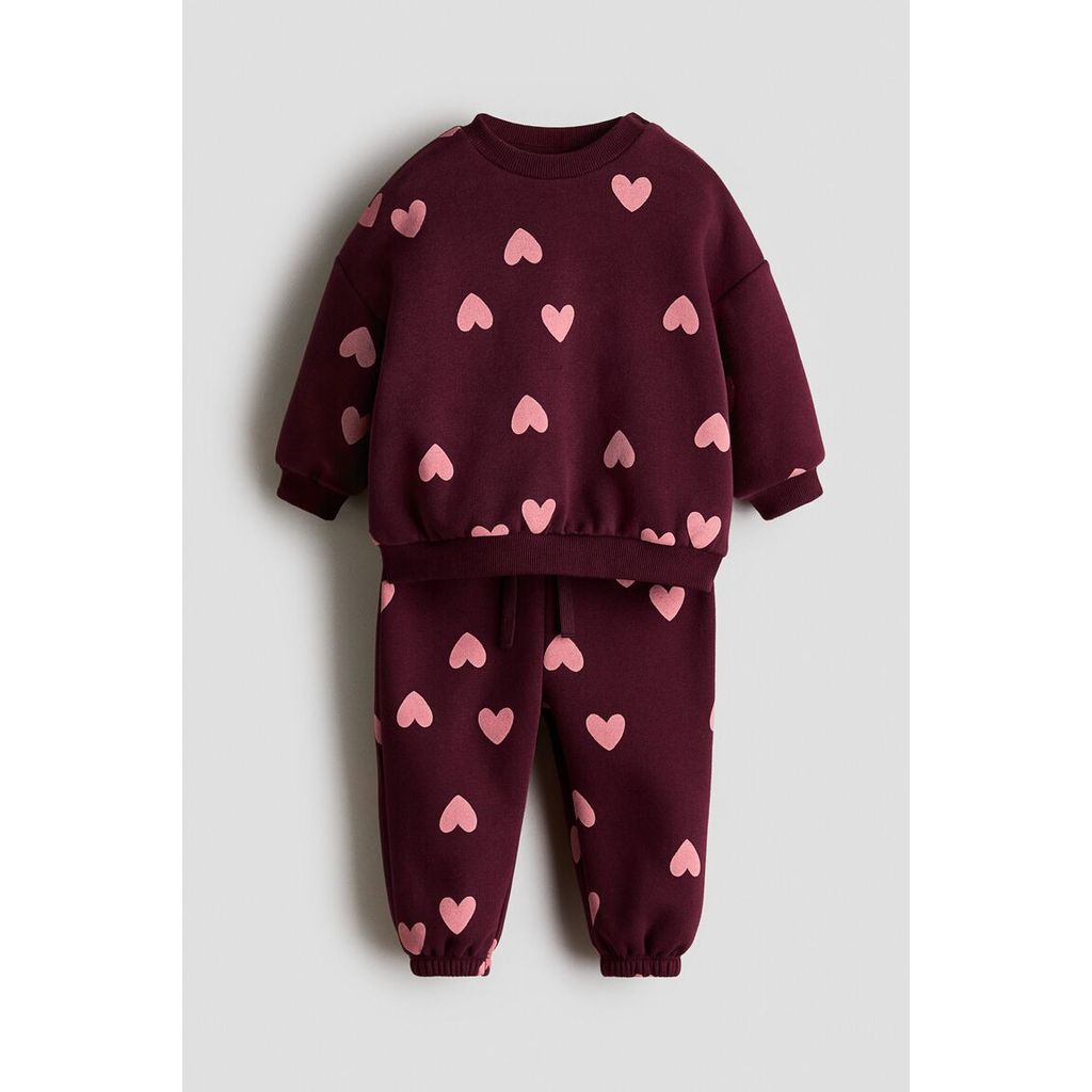 H&M(เอชแอนด์เอ็ม) ชุดสเวตเชิ้ตพิมพ์ลาย 2 ชิ้น เด็กทารก 1349835_1