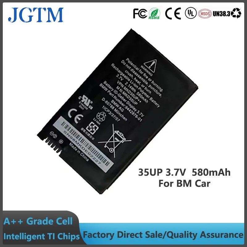 JGTM แบตเตอรี่กุญแจรีโมทรถยนต์ LCD 530le 730 740 745 MKD 35UP สําหรับแบตเตอรี่ BM