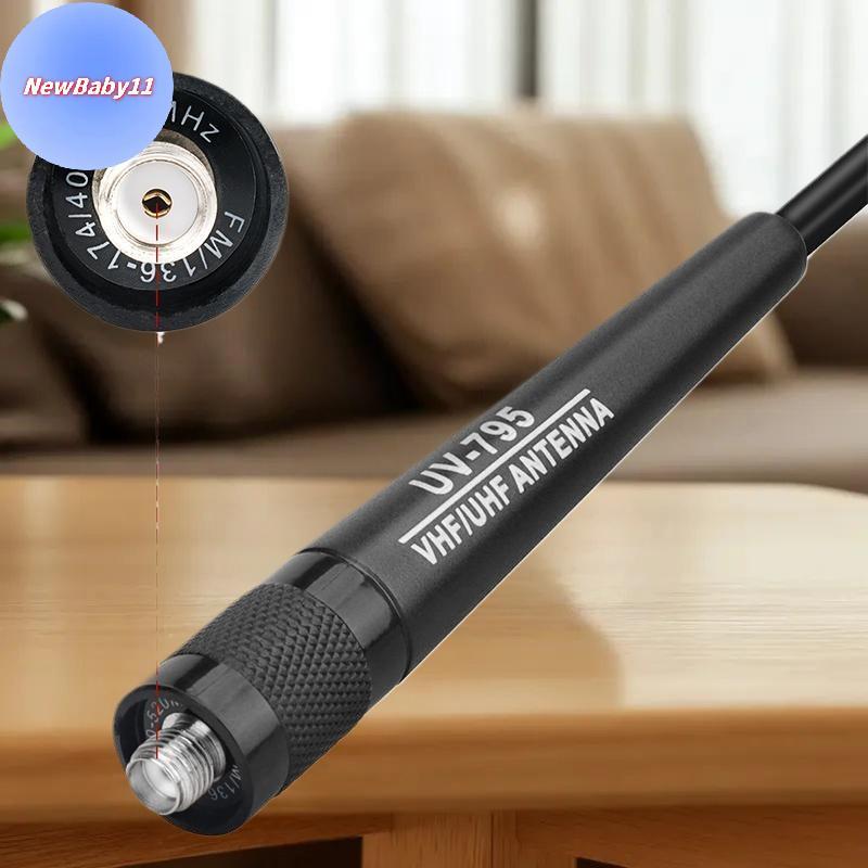 ONEBABY AR-795 SMA-F หญิง Dual Band VHF/UHF 136-174MHz/400-520MHz เสาอากาศอ่อน AR-795 สําหรับ UV-5R 