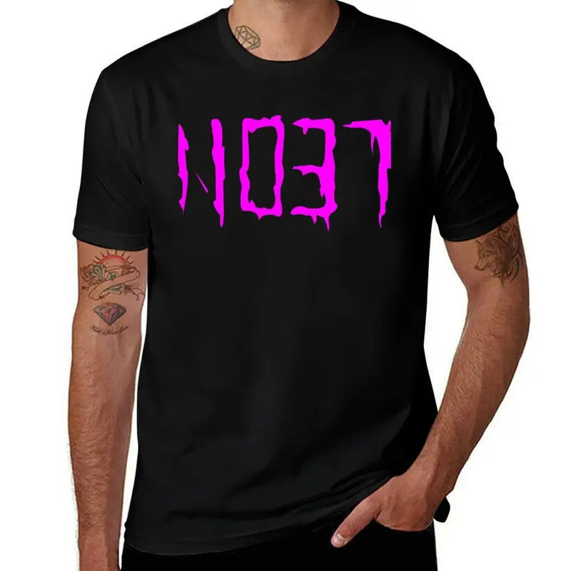 KEMEJA เสื้อยืดผู้ชาย เสื้อยืดผู้ชาย ลาย Danganronpa ผ้าฝ้าย แพ็คเสื้อยืด LEON 11037