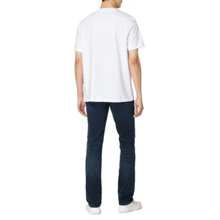 CALVIN KLEIN เสื้อยืดคอกลมแขนสั้นผู้ชาย Institutional Logo ทรง Slim รุ่น 4RAB810 YAA - สีขาว