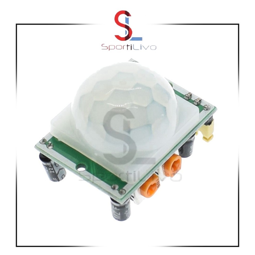 SPORTILIVO Human Motion Detector HC-SR501 PIR INFRARED IR Motion Sensor SR 501 ARDUINO ส่วนประกอบอิเ