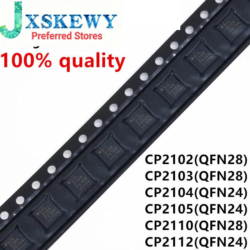 5 ชิ้น/ล็อต CP2102 CP2102-GMR CP2103 CP2103-GMR CP2104 CP2104-F03-GMR CP2105 CP2105-F01-GM CP2110C21