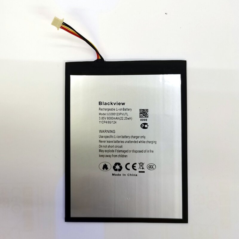 เหมาะสําหรับ blackview Lingdu U3295123แบตเตอรี่แท็บเล็ต PVUTL 3.85 V 8000mAh