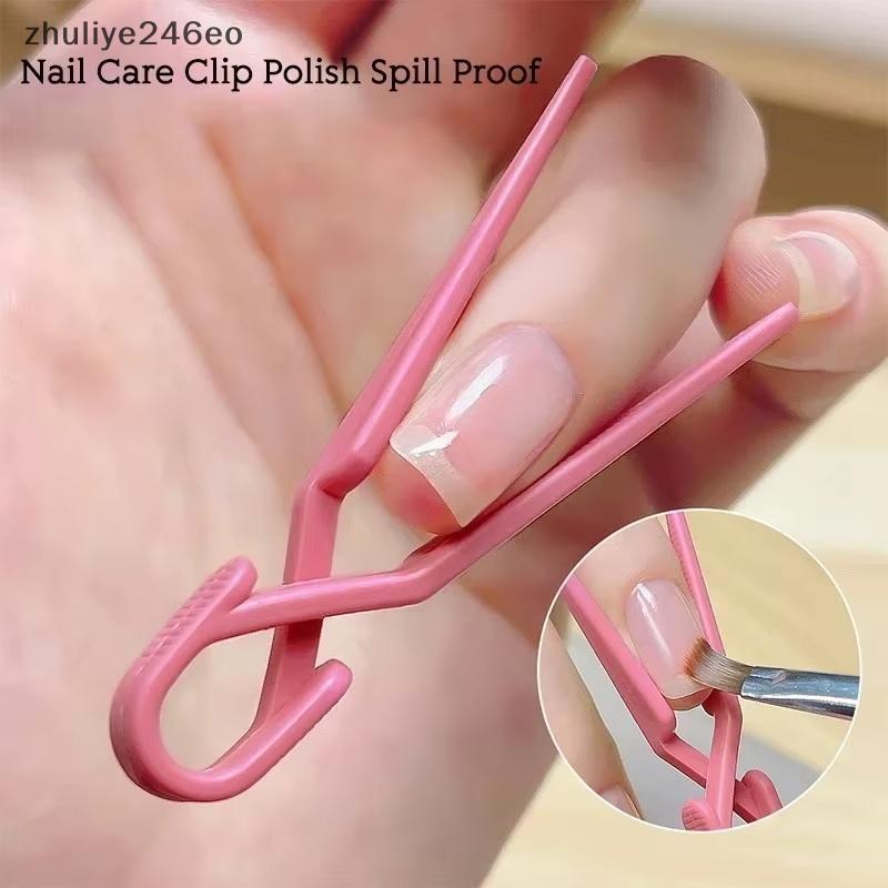 Zhuliye246eo] คลิปสร้างเล็บ 40 ชิ้นผสมสี Anti-spill เครื่องมือแต่งเล็บ Leakproof สําหรับ Home Nail A