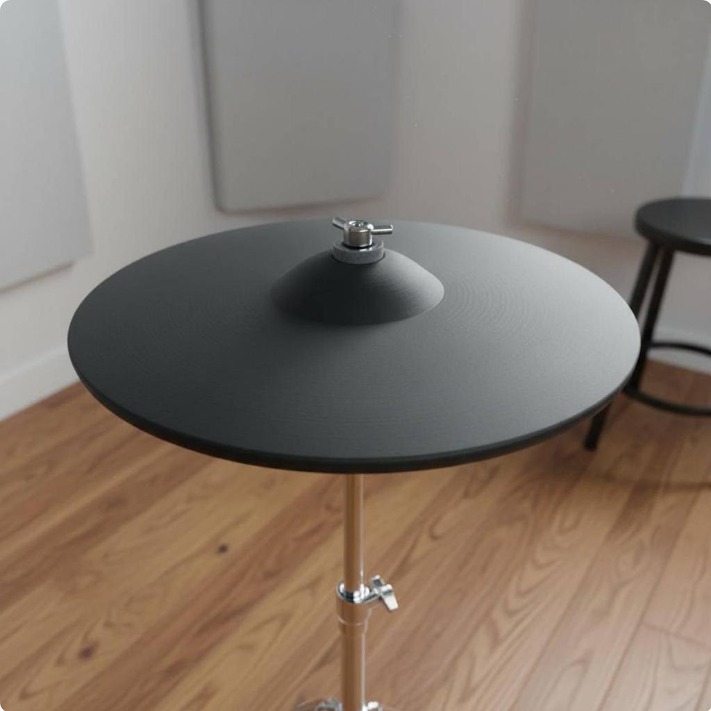 [txejgi] Professional Electronic Drum Cymbal Pad Multi Function Trigger Percussion Cymbal สําหรับชุด