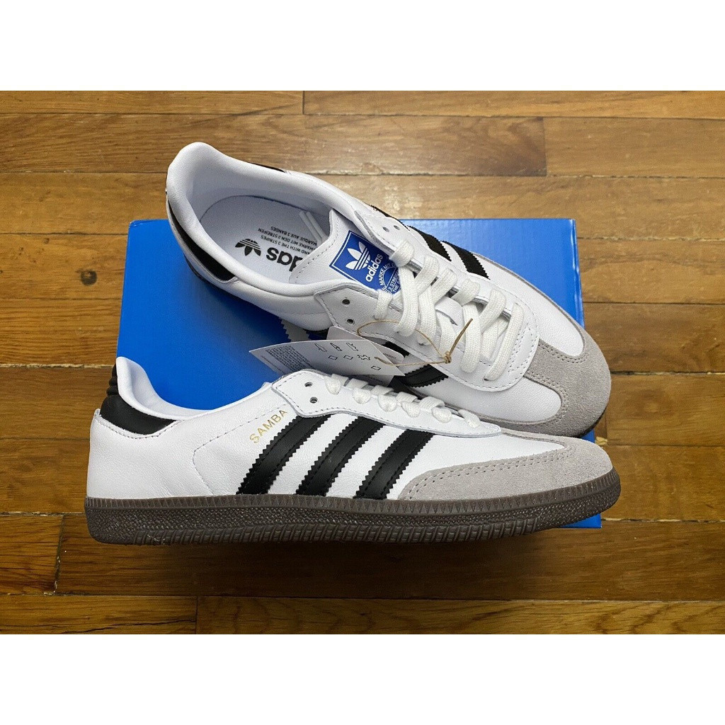 AD Samba OG Cloud White Core สีดํา B75806