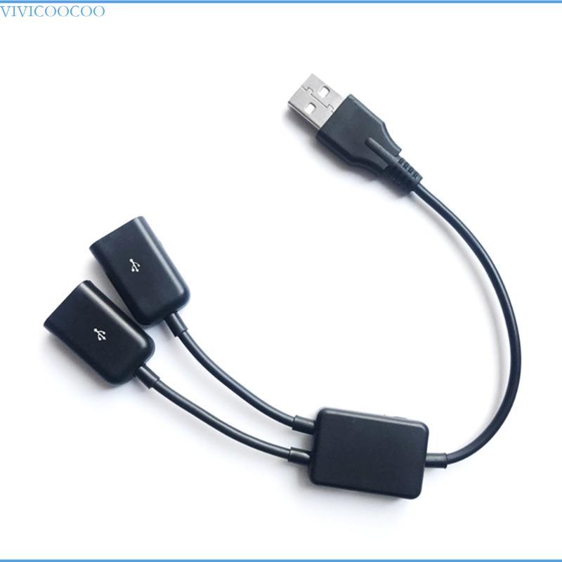 VIVI USB Splitter Cable USB Y Splitter Adapter สายไฟสําหรับสายชาร์จข้อมูล