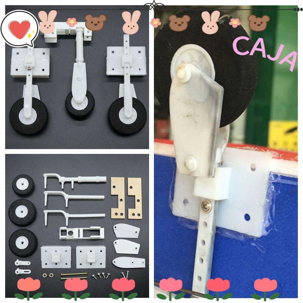 CAJA1 RC เครื่องบิน Landing Gear, พวงมาลัย DIY SU27 ชุดประกอบ, ของเล่น KT Board อุปกรณ์เสริมปีกคงที่