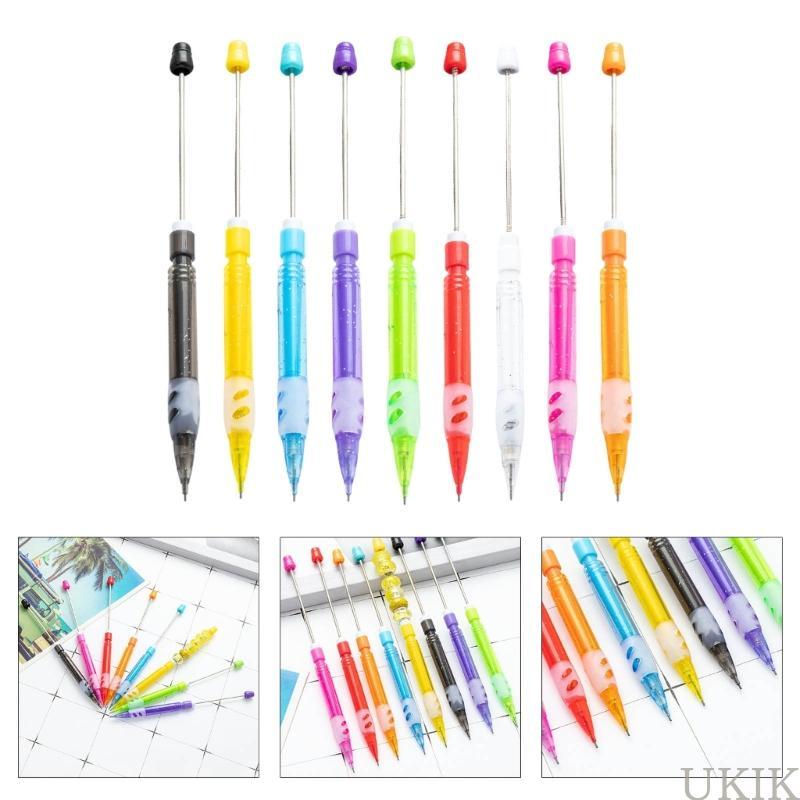 UKIK 6 ชิ้น Beadable Drawing ดินสออัตโนมัติ 0 5 มิลลิเมตร Beadable Drawing ดินสอกด
