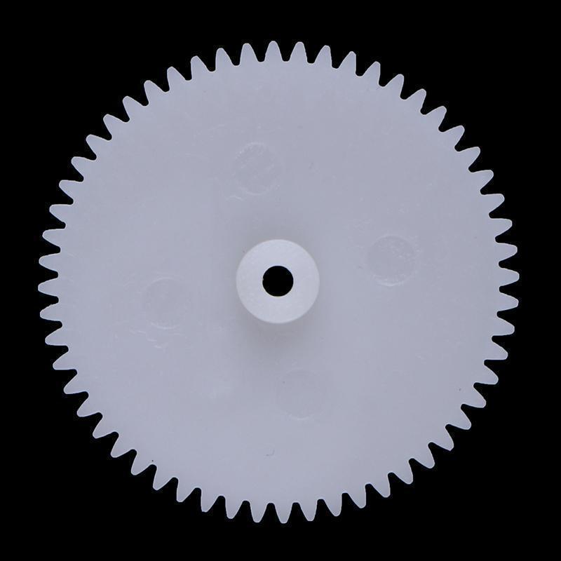 [bet] 64 ชนิดเพลาพลาสติกเดี่ยว Double Layer Crown Worm Gears Cog ล้อ M0.5 [TH]