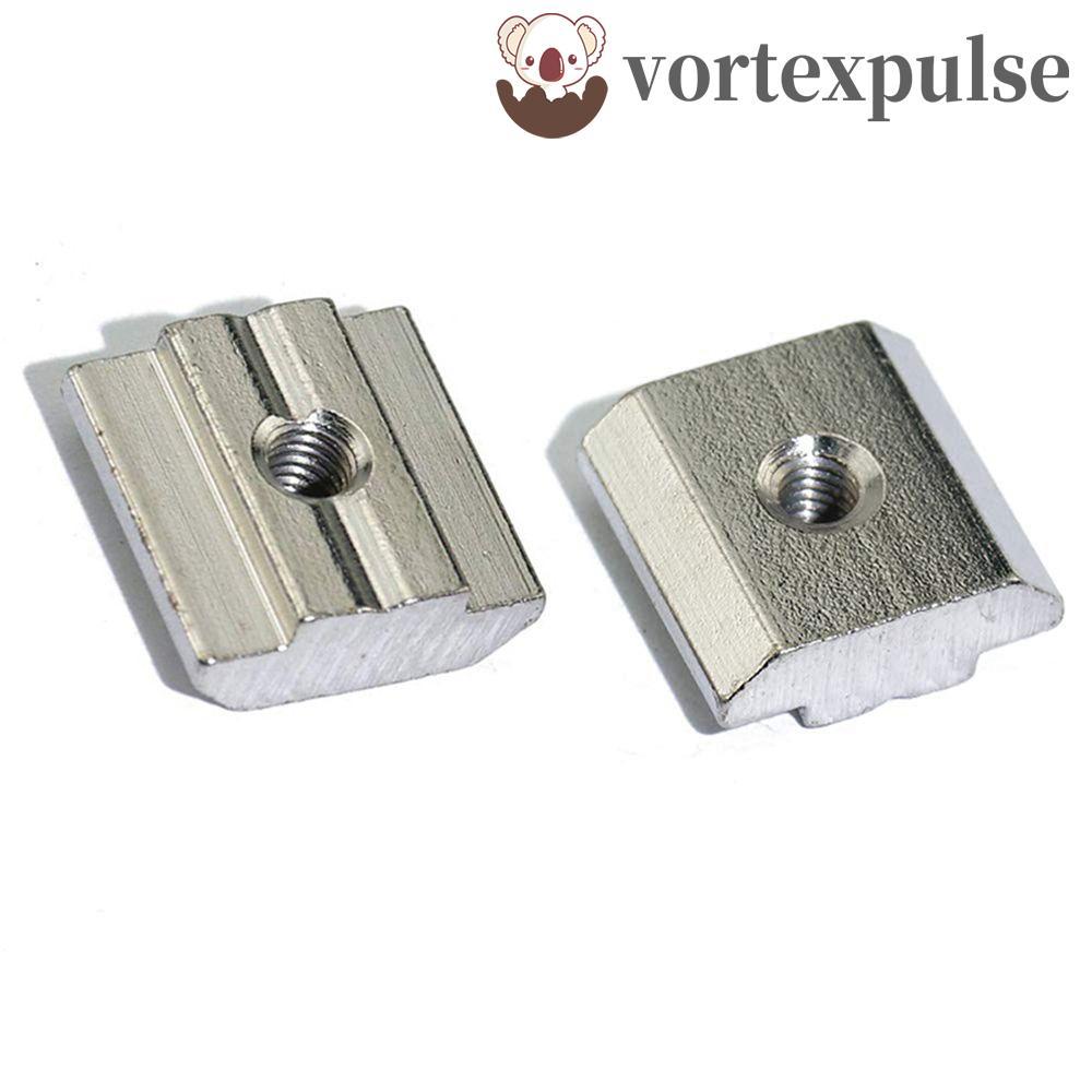 VORTEXPULLSE ค้อน Nut 2020 3030 4040 4545 20PCS Square T-Track เลื่อน T Slot Nut