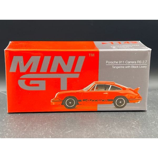 MINIGT Porsche 911 Carrera RS 2.7 Tangerine with Black