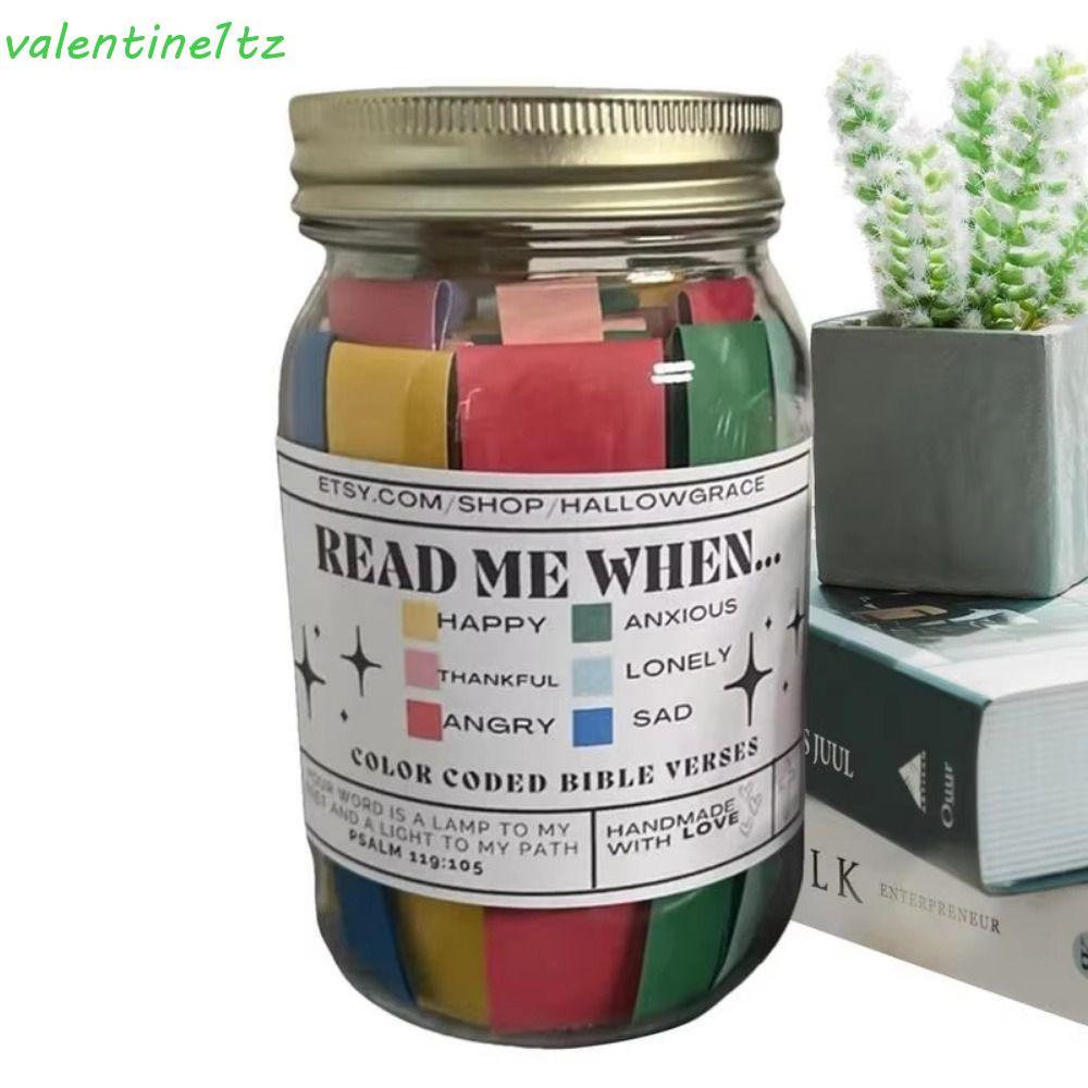 YOGIC Bible Verse Jar, Creative Bible Notes อ่านฉันเมื่อขวด, อารมณ์เสียใจรู้สึกการ์ดสวดมนต์ Best Wis