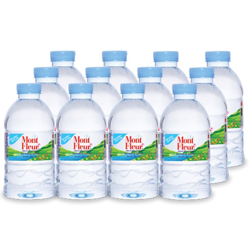 มองต์เฟลอน้ำแร่ธรรมชาติ 330มล.แพค 12 Mont Fleur Natral Mineral Water 330ml.Pack 12 [หมายเลขบาร์โค้ด 8851530150053 ]