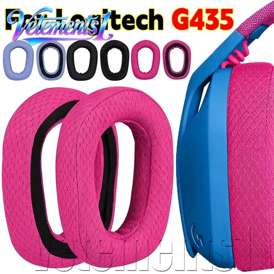 [จัดส่งฟรี] แผ่นรองหูฟังทดแทน - อุปกรณ์เสริมหูฟัง - เปลี่ยนเคส Earmuff - แผ่นรองหูฟังตาข่ายสําหรับ L