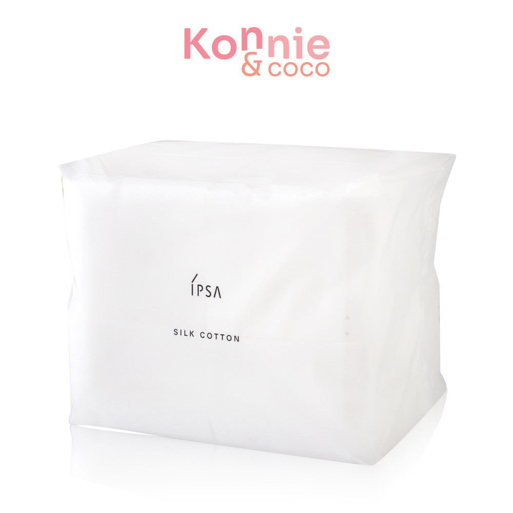 IPSA สำลีสำหรับเช็ดหน้า Silk Cotton Facial 120 แผ่น.