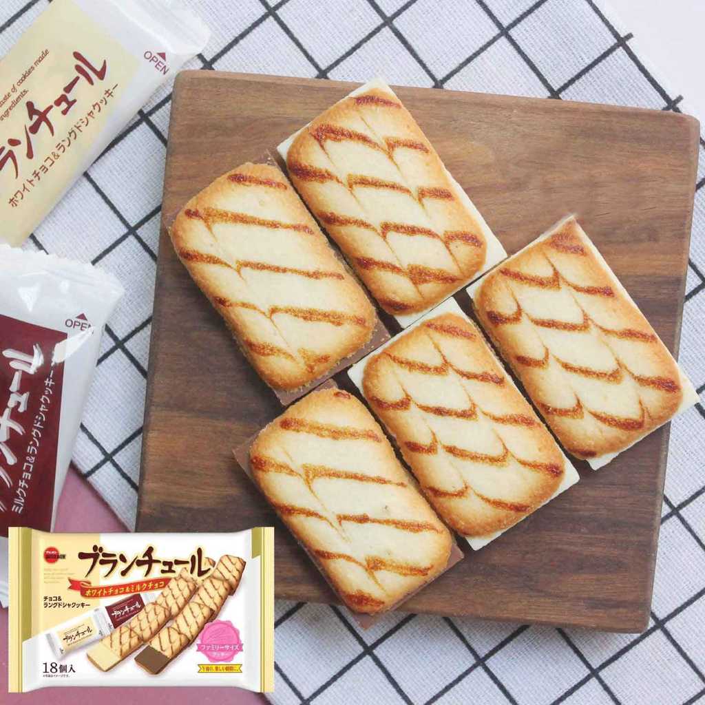 ญี่ปุ่นนําเข้าขนม Cui Xiubin แนะนํา BOURBON BOURBON Sailing White Chocolate Sandwich Bi