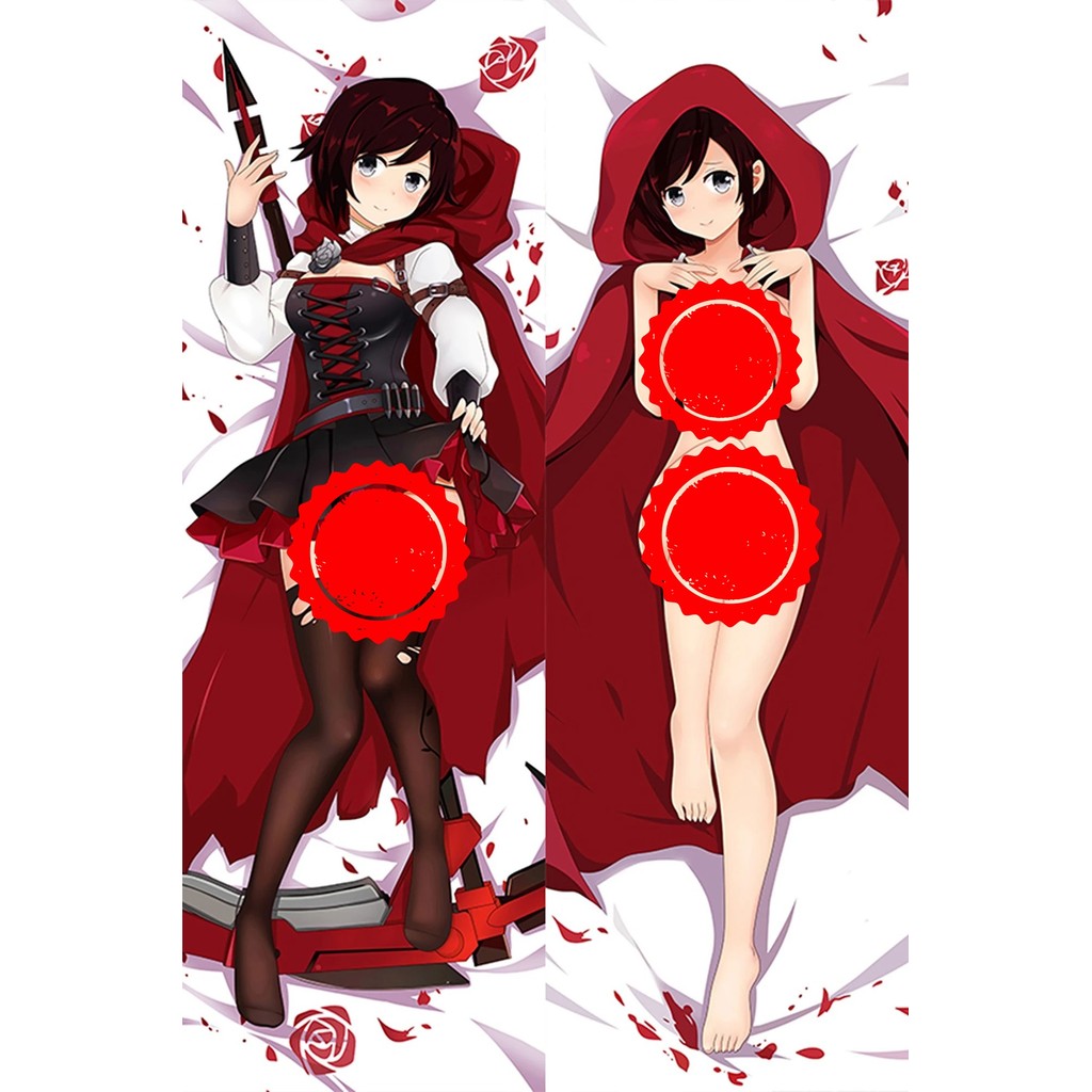 Ruby Rose 6 RWBY อะนิเมะ Dakimakura กอดหมอน Props พิมพ์สองด้านผ้าปูที่นอน