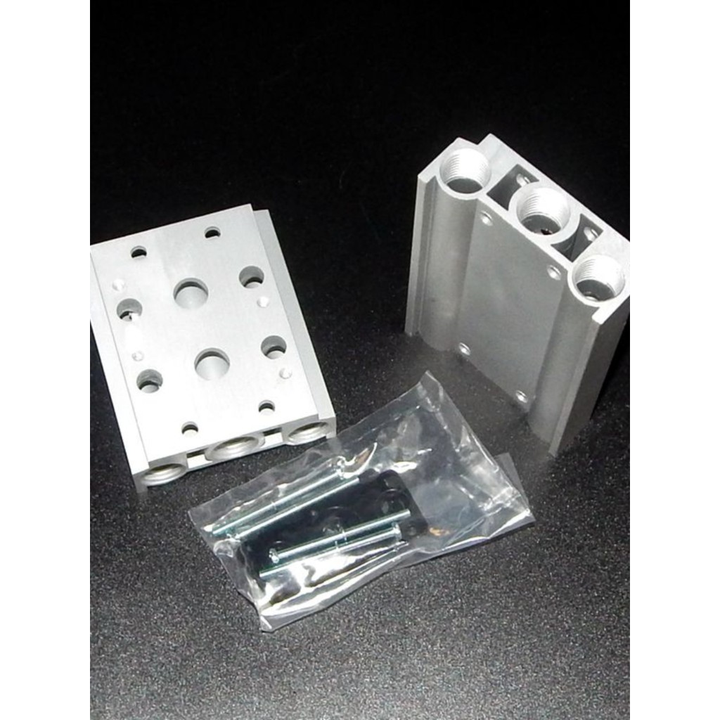 ฐานโซลินอยด์วาล์ว 4V110-06 การเชื่อมต่อ Busbar 100M-2F3F4F5F6F7F8F9F10F12F Bit Link