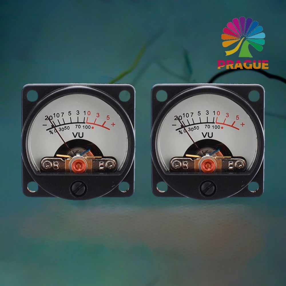 VU Meter Panel 6V-12V Warm Back Light 500uA ความไวสูงสําหรับอุปกรณ์เครื่องเสียง
